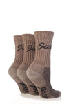 Ladies 3 Pair Jeep Luxury Terrain Boot Socks