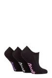 Ladies 3 Pair Jeep Bamboo No Show Socks