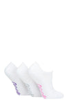 Ladies 3 Pair Jeep Bamboo No Show Socks