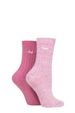 Ladies 2 Pair Jeep Performance Polyester Boot Socks