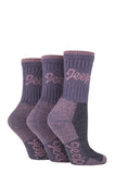 Ladies 3 Pair Jeep Luxury Terrain Boot Socks