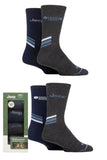 Mens 4 Pair Jeep Performance Poly Gift Boxed Boot Socks