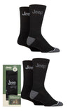 Mens 4 Pair Jeep Gift Boxed Performance Sports Socks