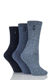 Ladies 3 Pair Jeep Terrain Leisure Socks