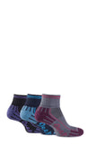 Ladies 3 Pair Jeep Cushioned Cotton Ankle Socks