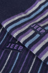 Mens 3 Pack Jeep Spirit Gift Boxed Striped Trunks and Socks