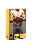 JM891 MEN'S BAMBOO FITTED STRIPED TRUNKS