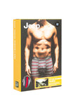 JM925 MEN'S BAMBOO FITTED STRIPED TRUNKS